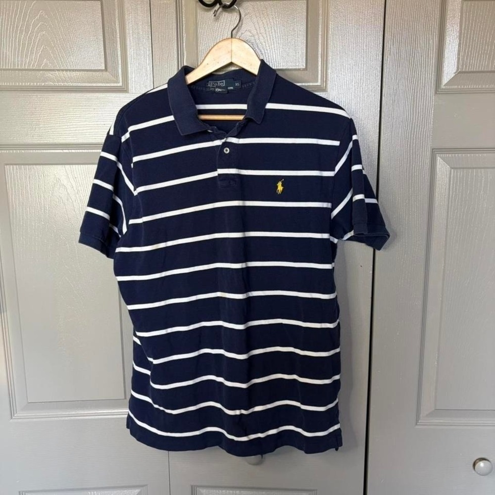 Polo Ralph Lauren striped polo size XL 23 x 28 preppy classic